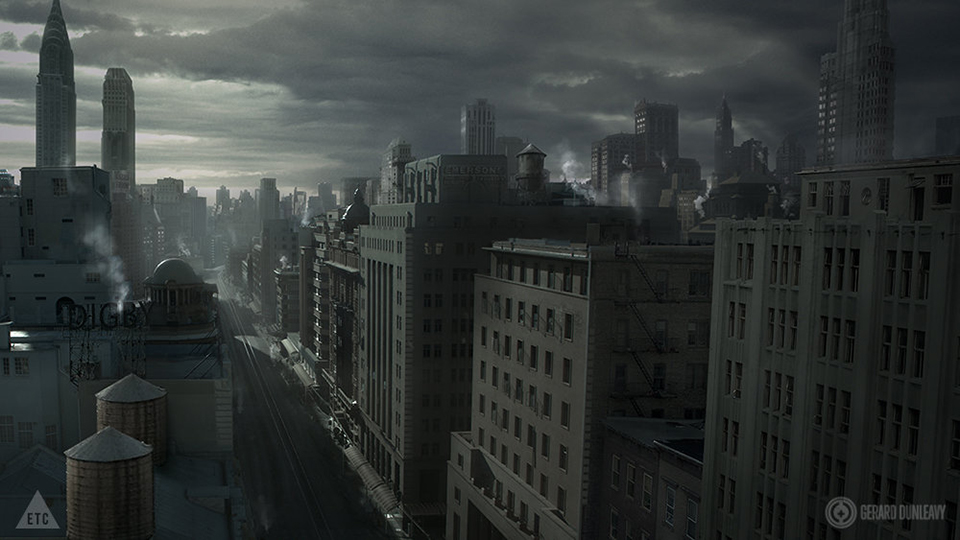 Dulux Prohibition Digital Matte Painting Concept Art