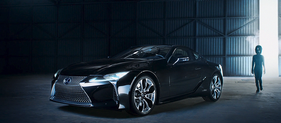 lexus matte painting concept art vfx