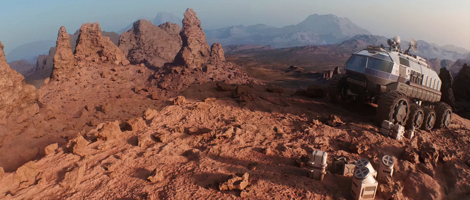 Martian Landscape, Comcast Universal Sphere